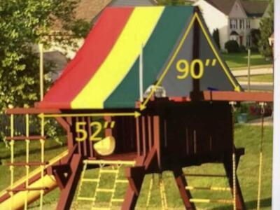 Swing Set Tarp Canopy