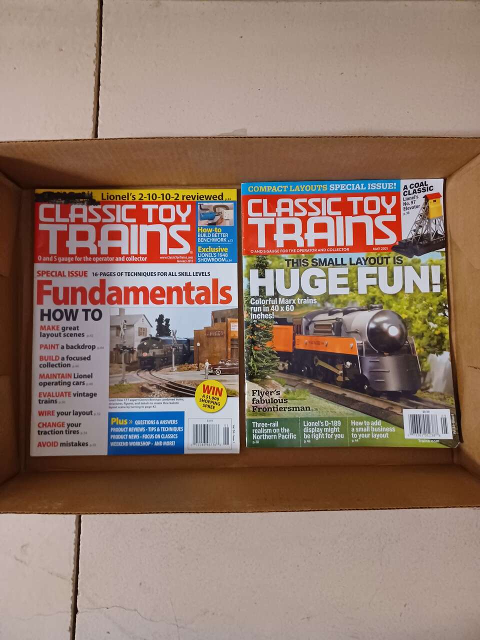 Model Railroad Magazines For Sale  - $120
