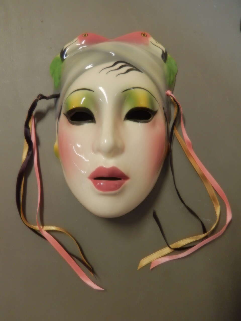 CERAMIC MASK, CLAY ART - $30