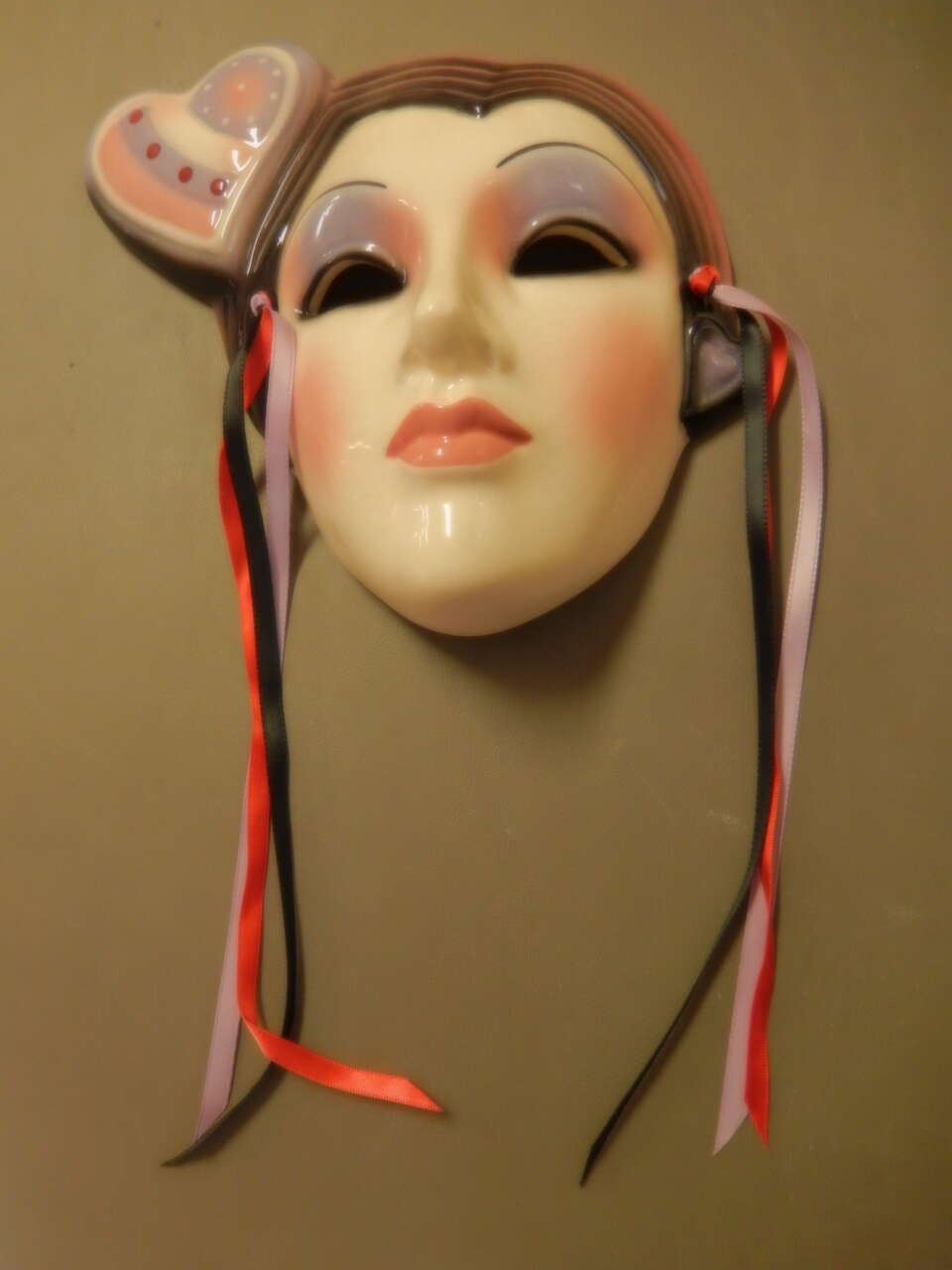CERAMIC MASK, CLAY ART - $60