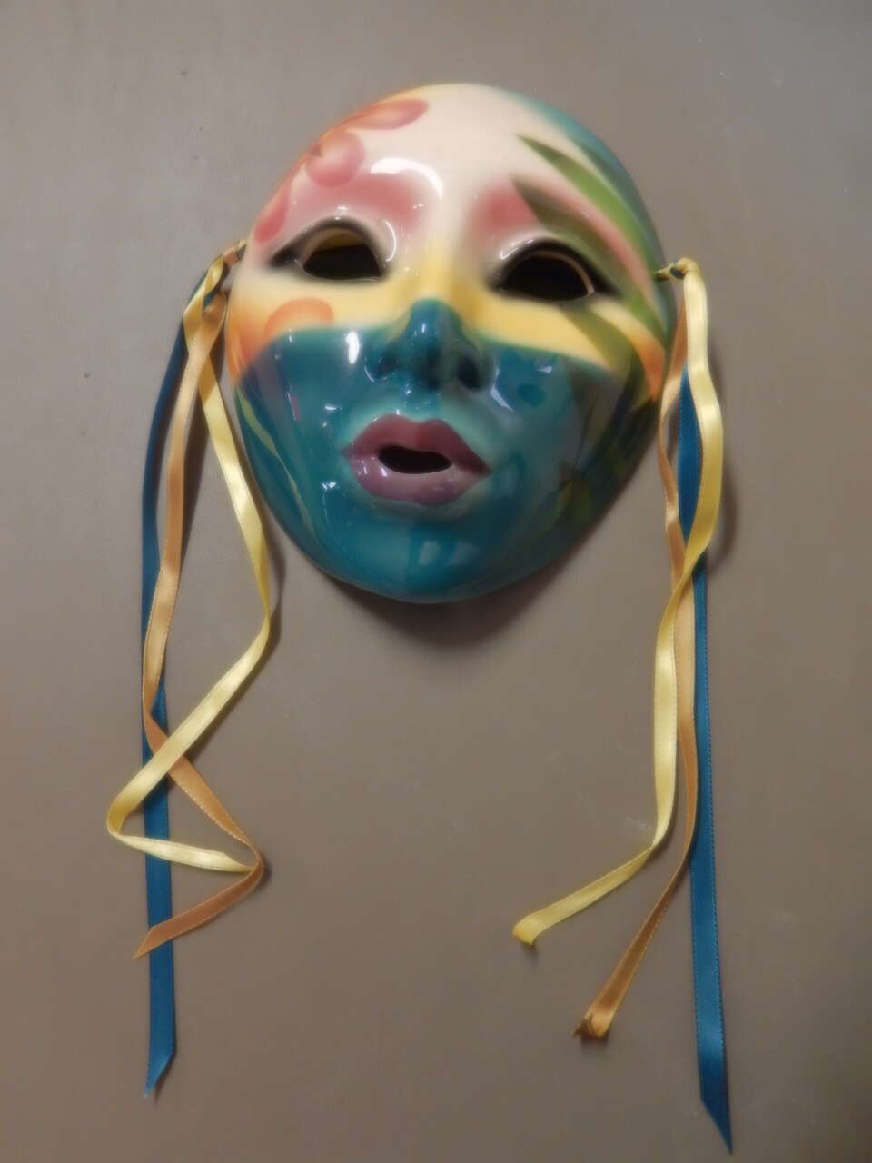 CERAMIC MASK, CLAY ART - $30
