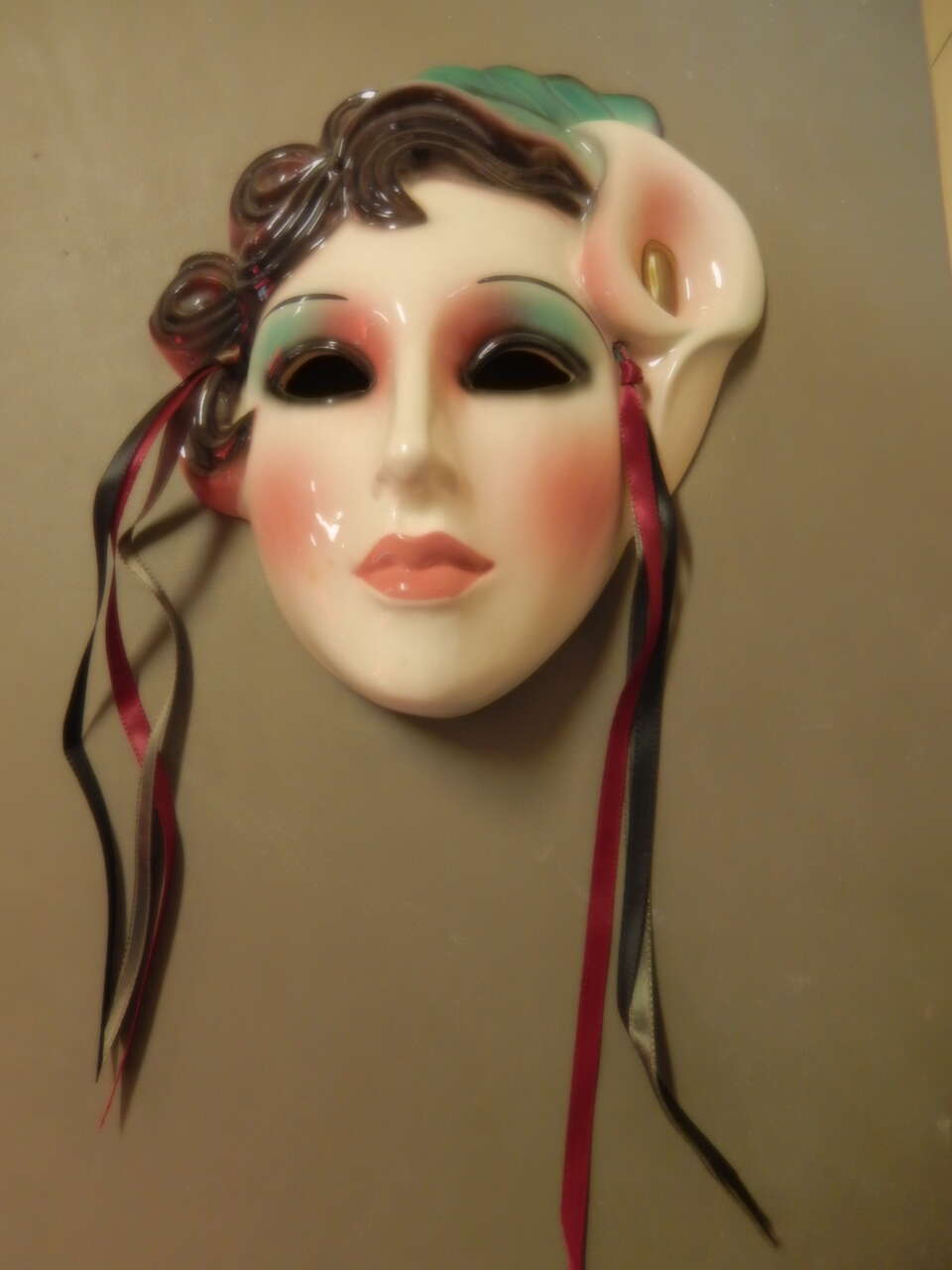 CERAMIC MASK, CLAY ART - $20