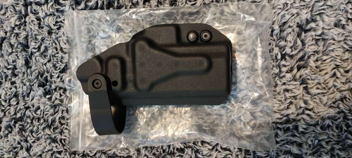 Left handed Locking gun holster