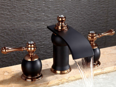 Contemporary Widespread Bathroom Sink Faucet