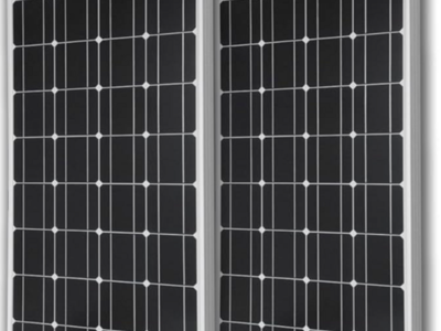 Renogy 2 Pieces 100W Monocrystalline Photovoltaic PV Solar Panel Module, 12V Battery Charging
