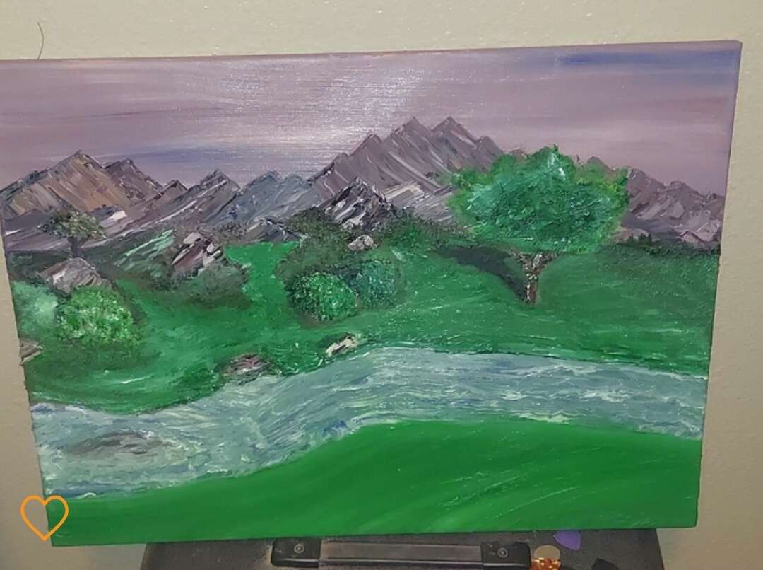 Hand painted pictures