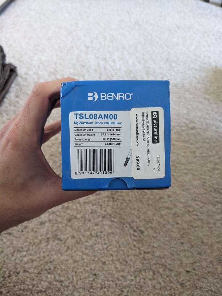 Benro TSL08AN00 Slim Lightweight Aluminum Ball Hea