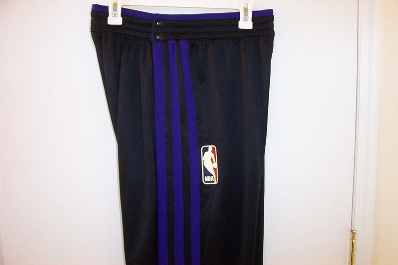 Mens ADIDAS Authentic NBA Logo Basketball Pants
