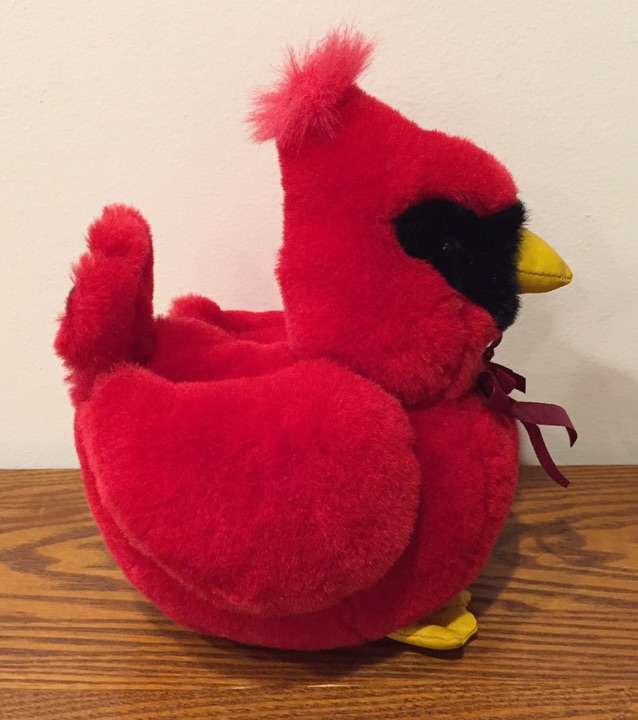 1989 Vintage Ganzbros Red Bird Plush