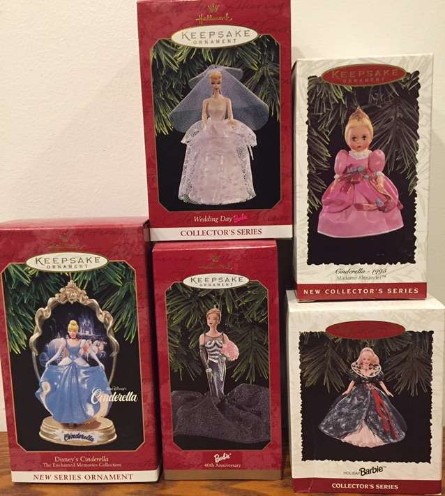 Vintage BARBIE Hallmark Keepsake Ornament Dolls