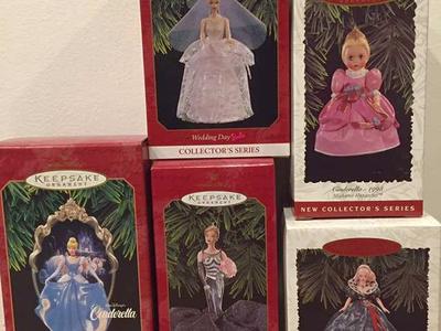 Vintage BARBIE Hallmark Keepsake Ornament Dolls