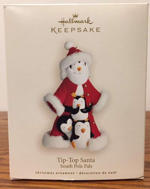 Tip-Top Santa - South Pole Pals Penguin Ornament