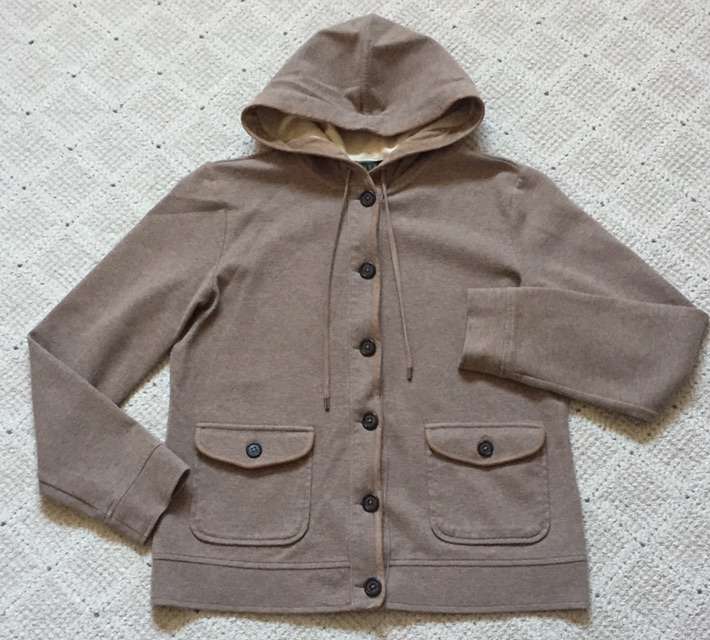RALPH LAUREN Button Up Hoodie Jacket