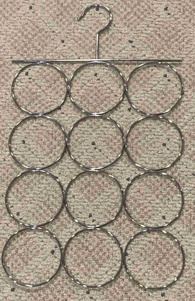 Metal Tie & Belt Organizer Hanger