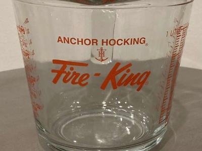 Large Fire King Anchor Hocking Measuring Cup