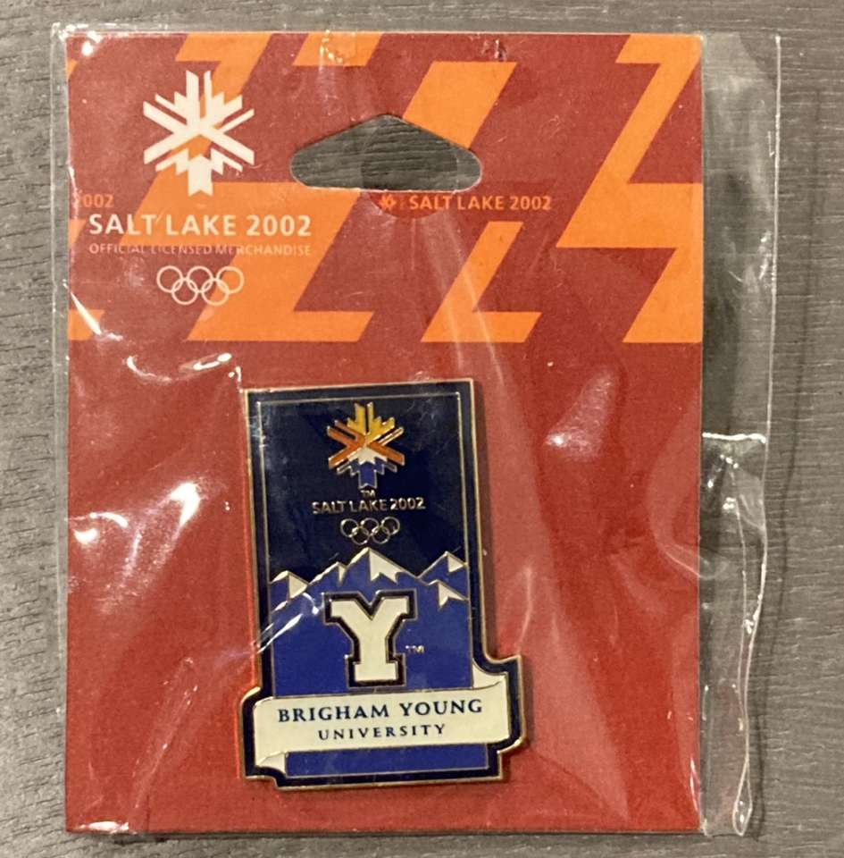 Brigham Young University 2002 Olympic Pin