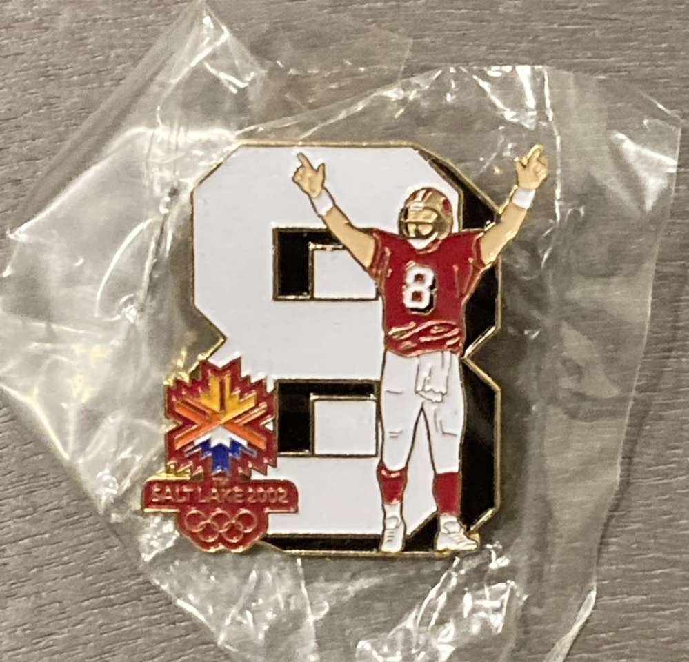 Steve Young 2002 Olympic Pin BYU Football