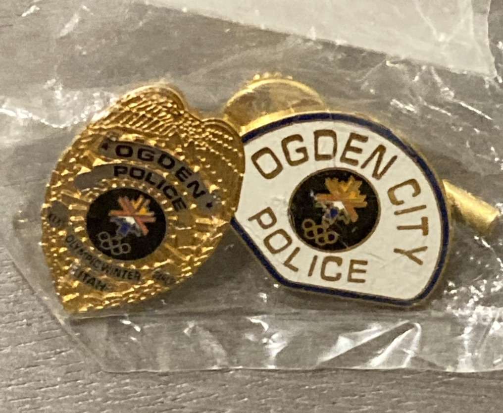 Ogden City Police 2002 Olympic Tie Tack Lapel Pin