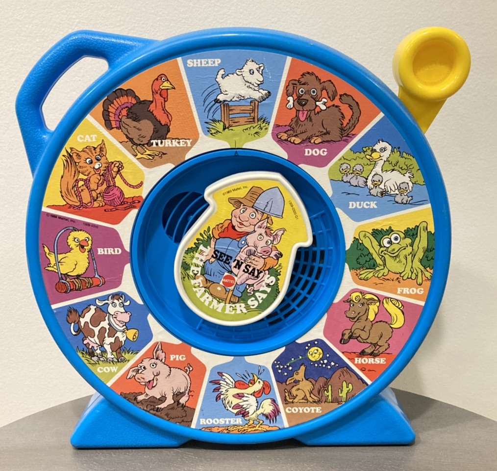 Vintage 1989 See ‘N Say Farm Animals