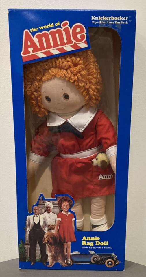Vintage Knickerbocker Annie Rag Doll