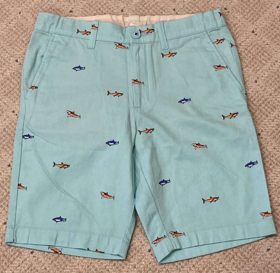 J Crew Crewcuts SHARK Shorts Sz 14