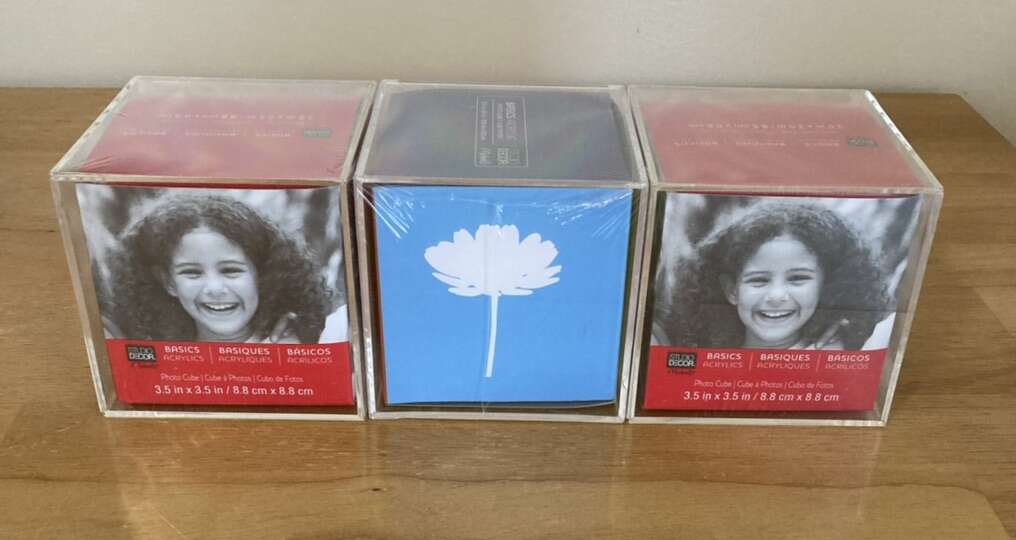 3 NEW Photo Cubes