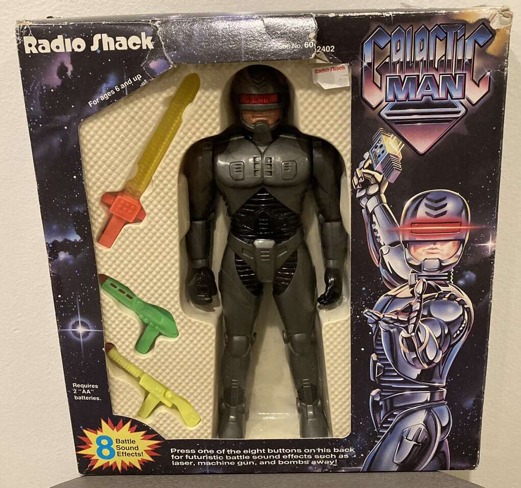 1980s Galactic Man Vintage Action Figure