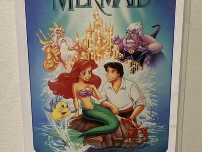 NEW! Vintage Little Mermaid Puzzle Blockbuster