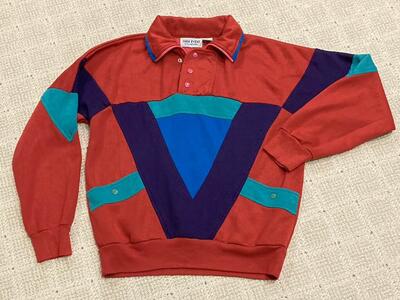 VINTAGE 1980s Womens Pullover Sweatshirt