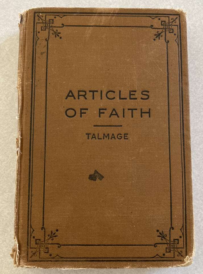 RARE 1924 Articles of Faith Skousen Family Book