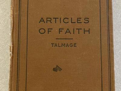 RARE 1924 Articles of Faith Skousen Family Book
