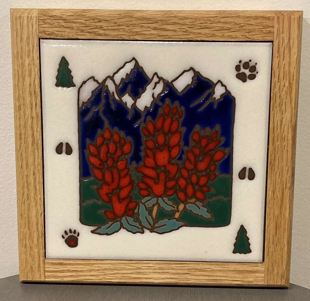 Vintage Masterworks Ceramic Art Tile Trivet