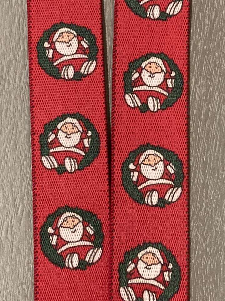 Vintage Suspenders Santa Claus Christmas
