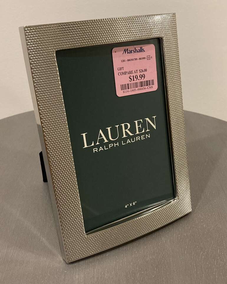 NEW Ralph Lauren Silver 4x6 Picture Frame