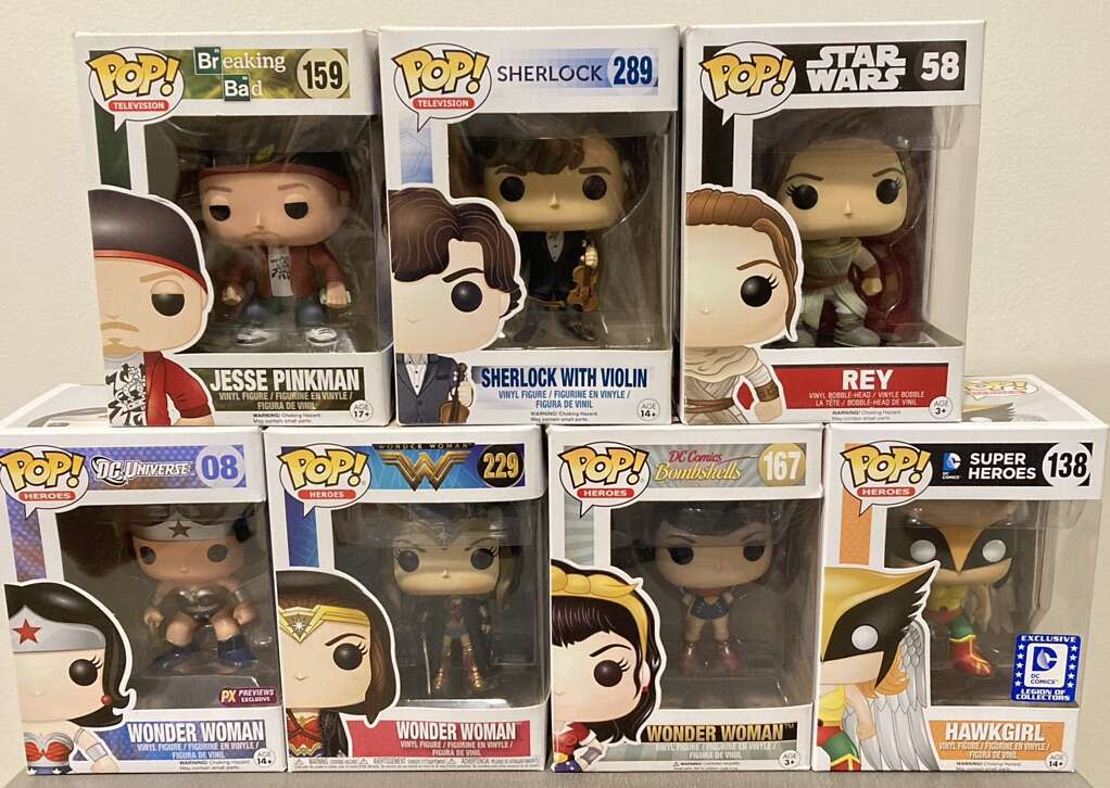 Funko Pop Breaking Bad Wonder Woman Star Wars