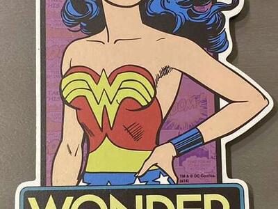 Wonder Woman Wooden Sign