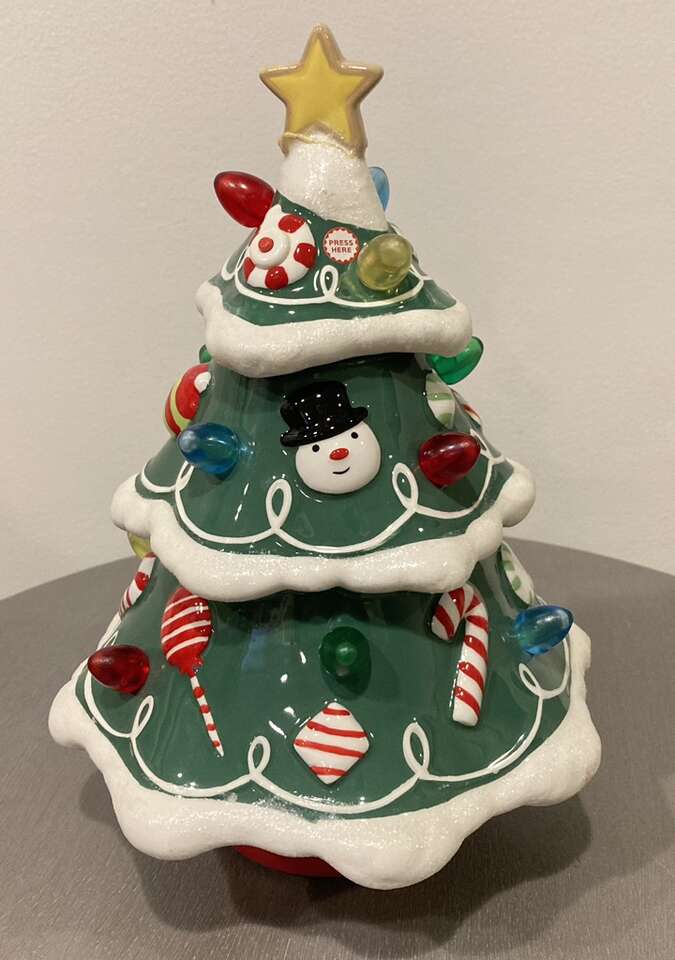 Hallmark Musical Ceramic Gumdrop Christmas Tree