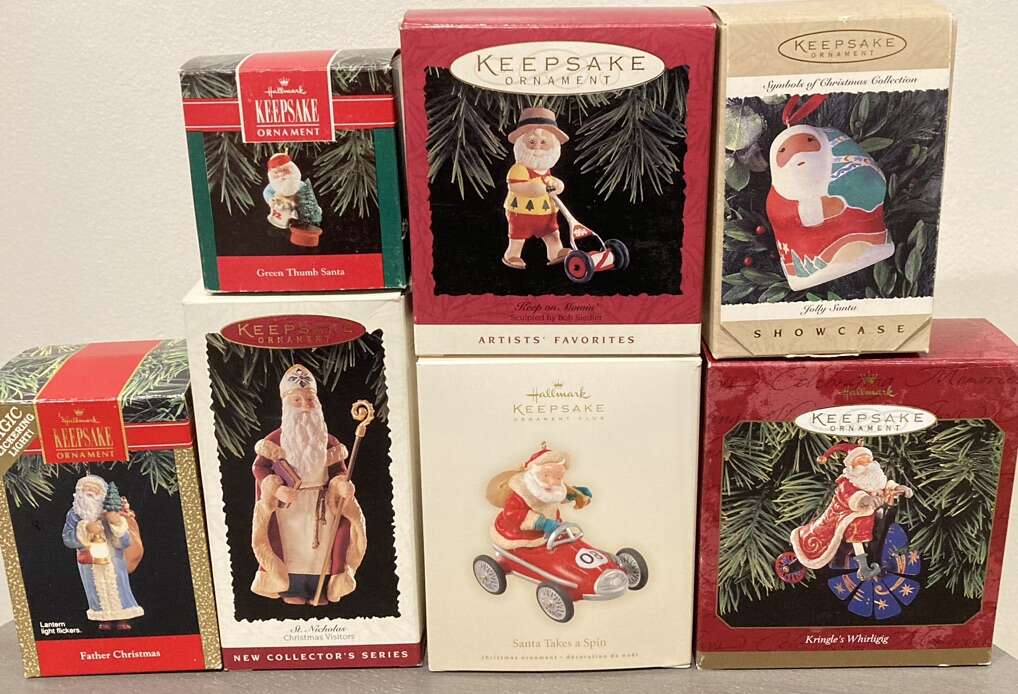 Santa Claus Hallmark Christmas Tree Ornaments