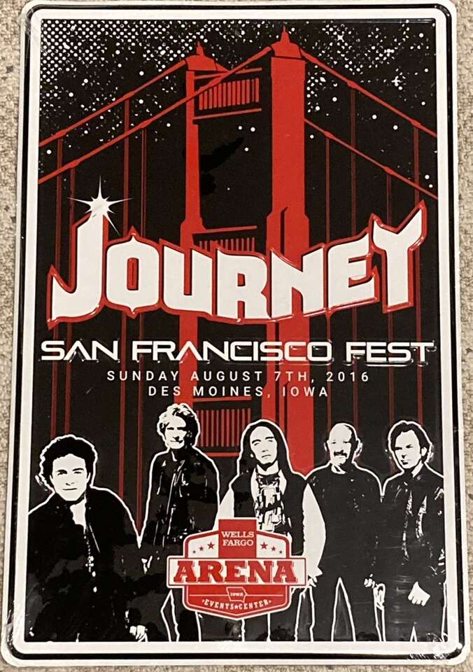 Journey Collectible Tin Sign Plaque Wall Art NEW