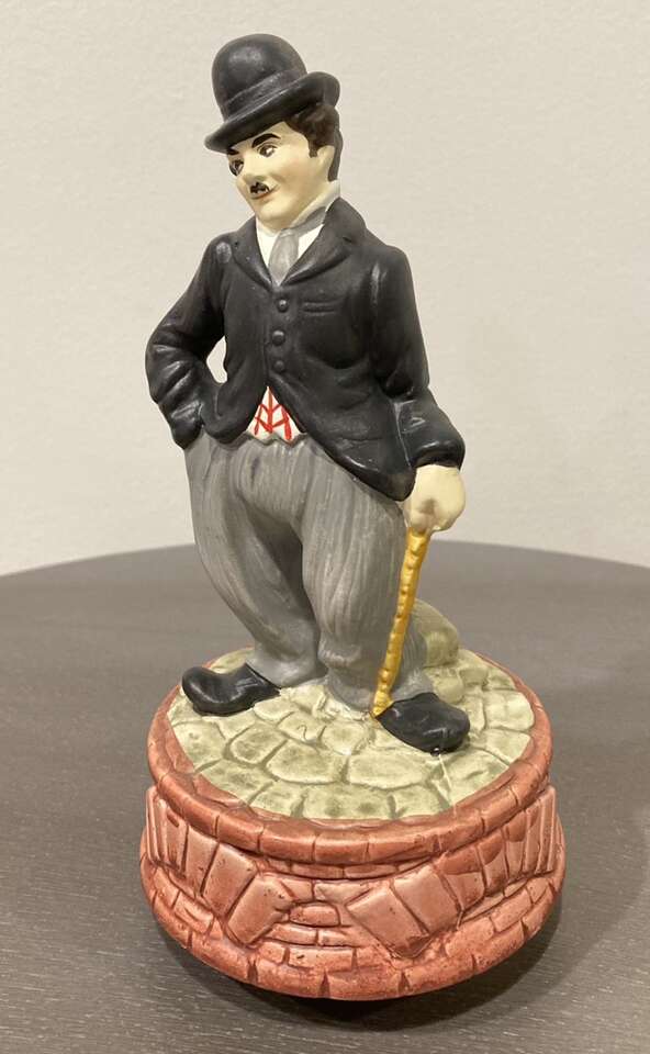 Vintage Charlie Chaplin Collectible Music Box 1973