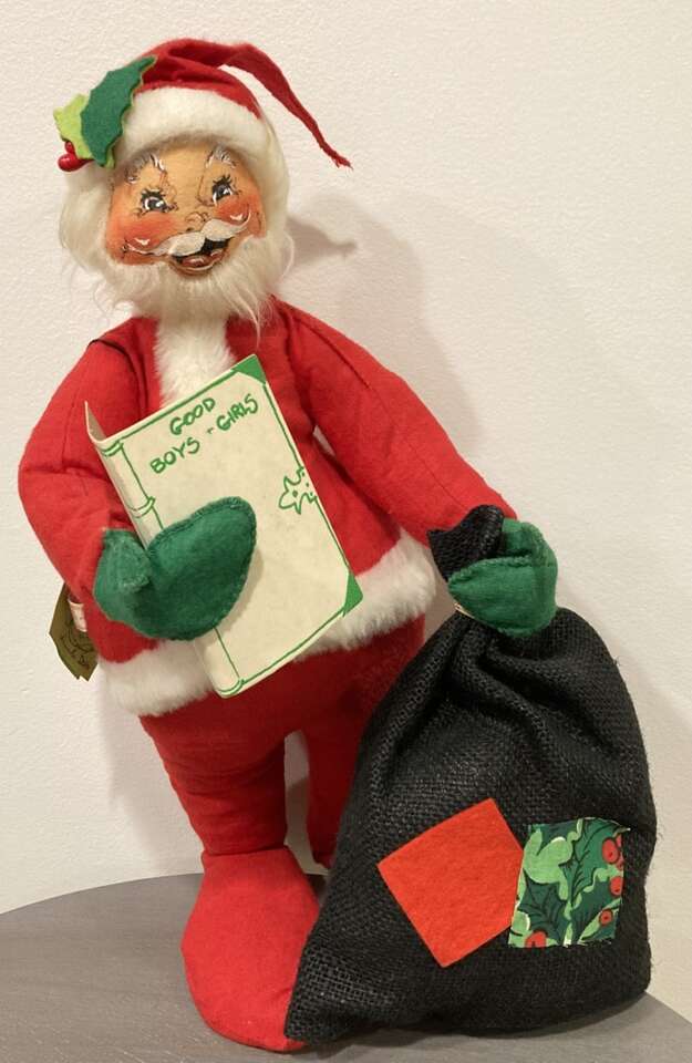 1963 Annalee Poseable Santa Claus Doll