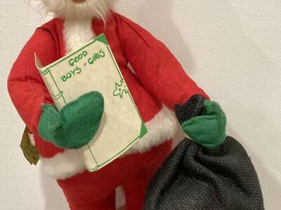 1963 Annalee Poseable Santa Claus Doll