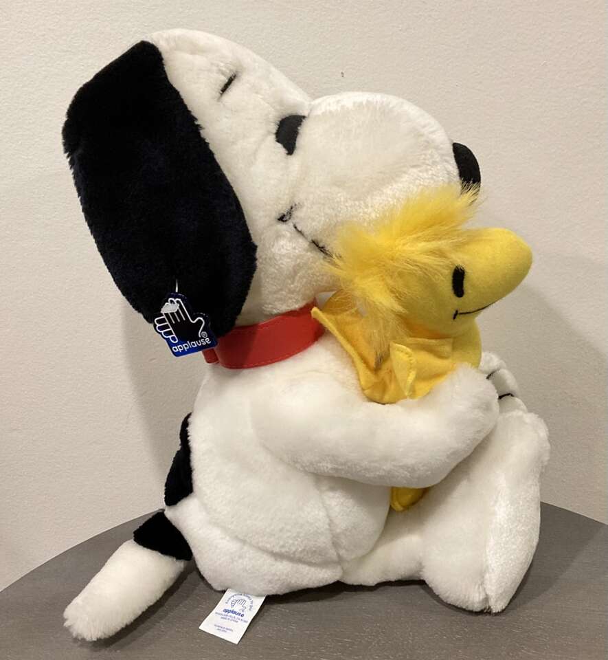 Large Vintage Snoopy Plush Woodstock Peanuts