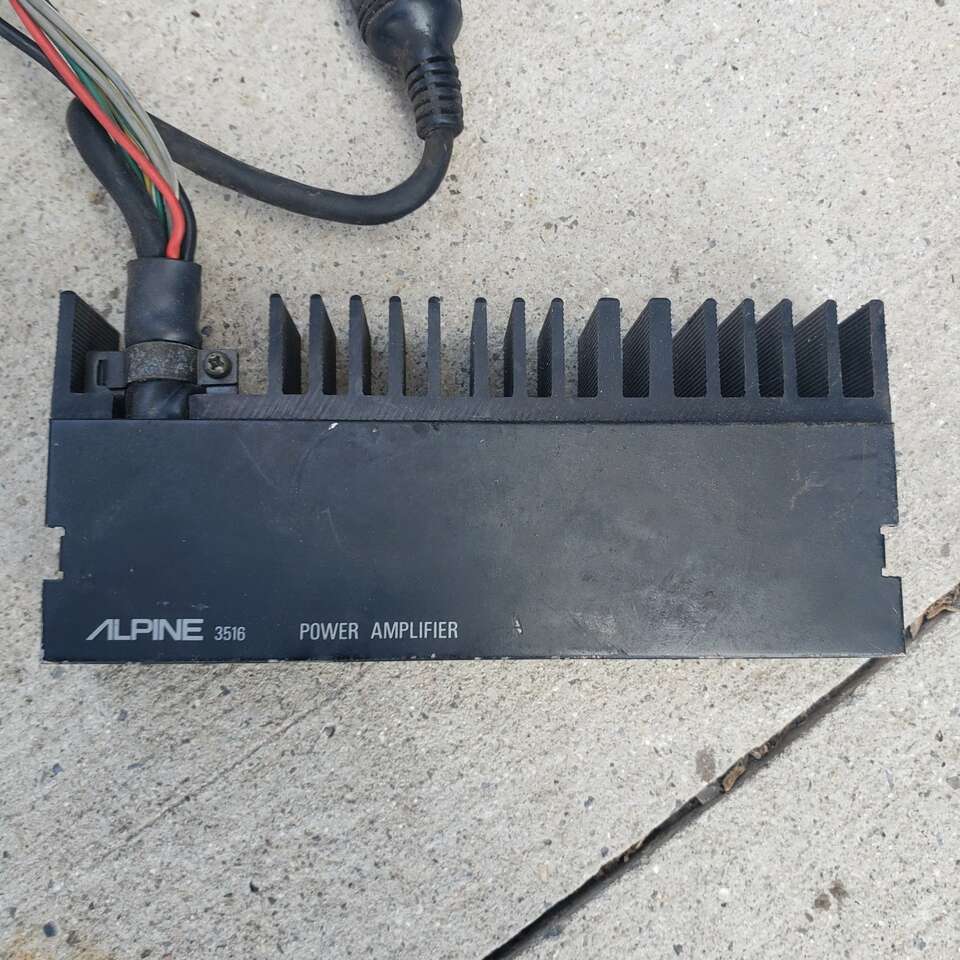 Vintage alpine amp