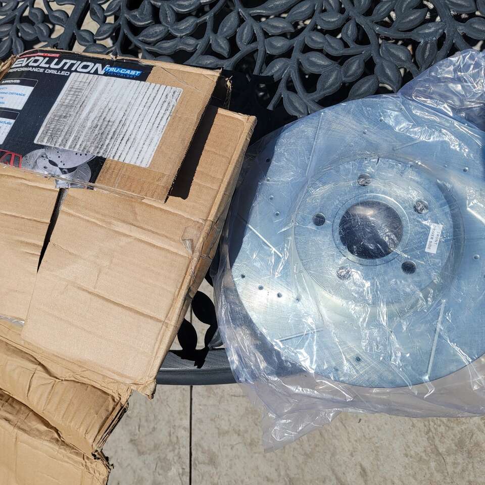 Powerstop ebr897xpr front rotors and pads