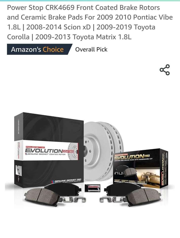 Powerstop crk4669 brakes and rotors