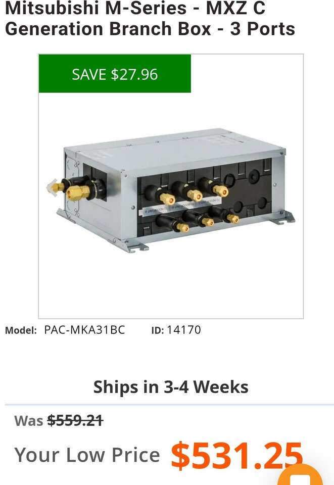 Mitsubishi branch box