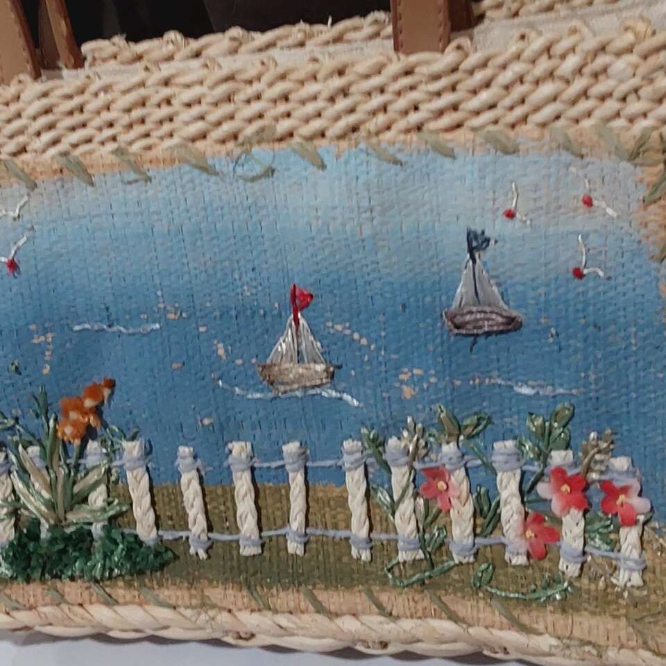 Vntge St John's Bay Sail Boats or Flamingo Scenery