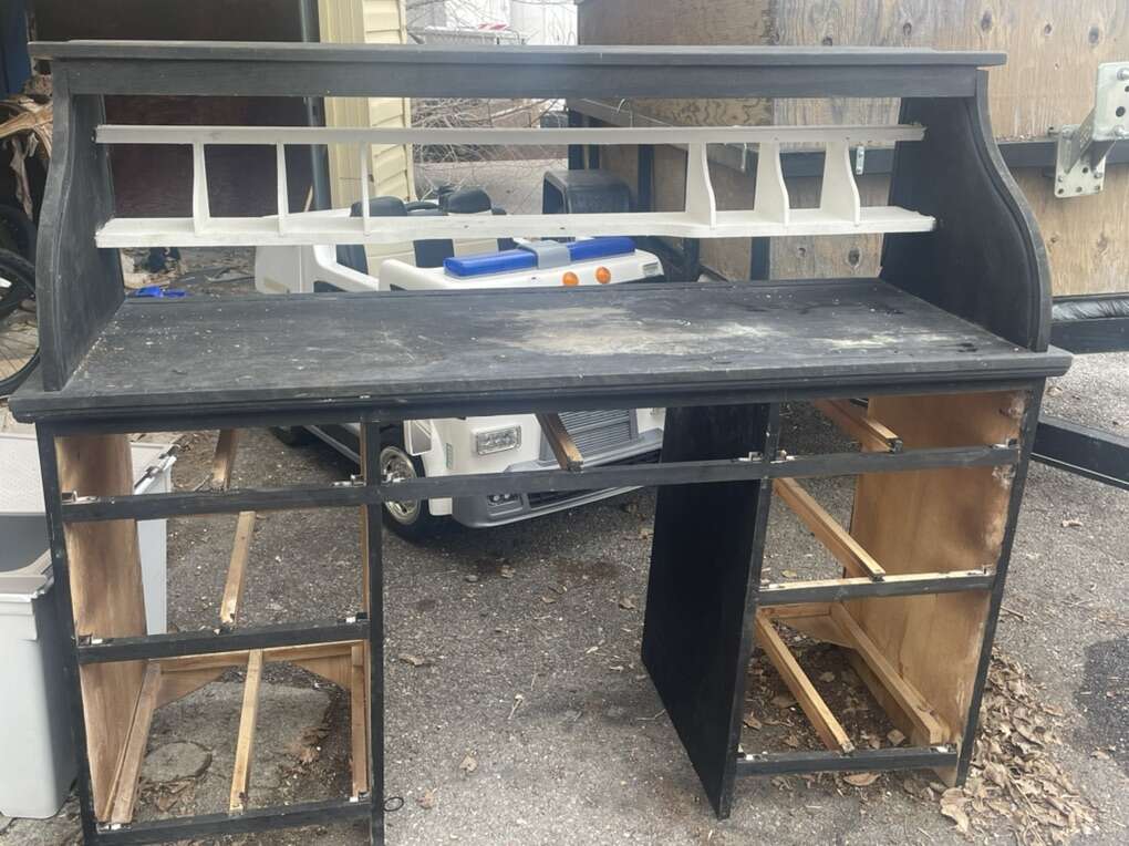 Wood Secretary Desk FREE