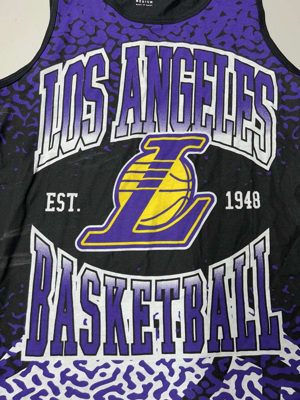 Lakers Tank Top Men's Size M